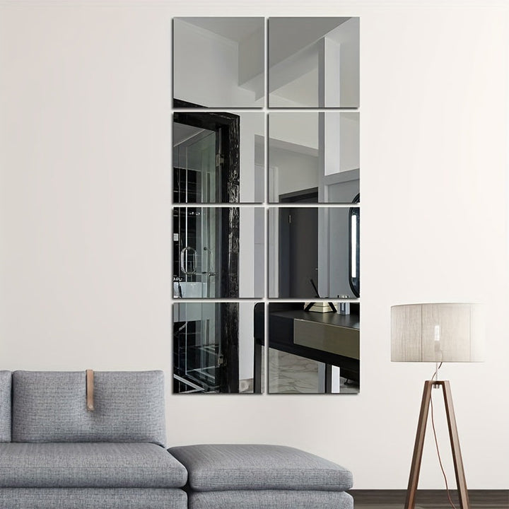 EleganceMirror – Luxury 3D Acrylic Mirror Tiles Set