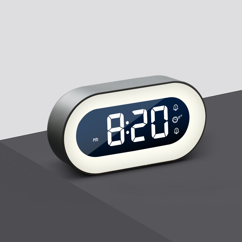 Digital Alarm Clock with Night Light - Lumino