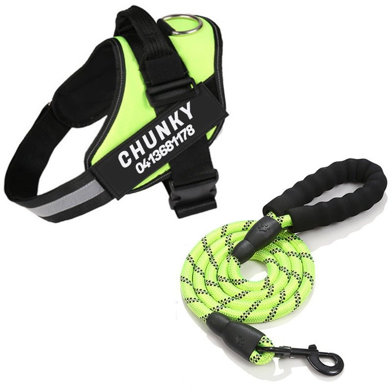 Dogsafe Harness – Reflective, No-Pull Dog Harness with Personalizable Name Tag
