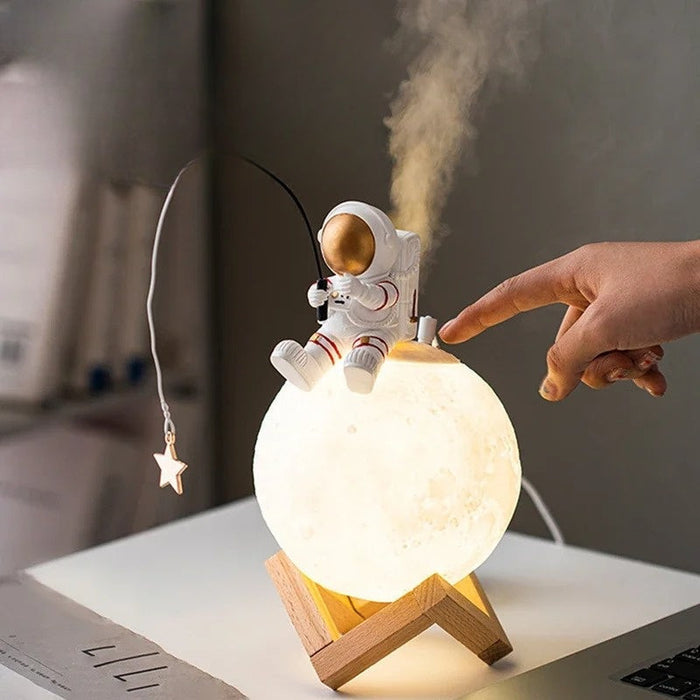 3D Astronaut Moon Lamp with LED Night Light, Dimmable Touch Control and Decoration for Children's Room |