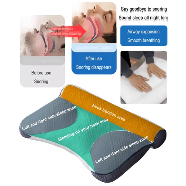 Ergonomic Cervical Support, Comfort Pillow