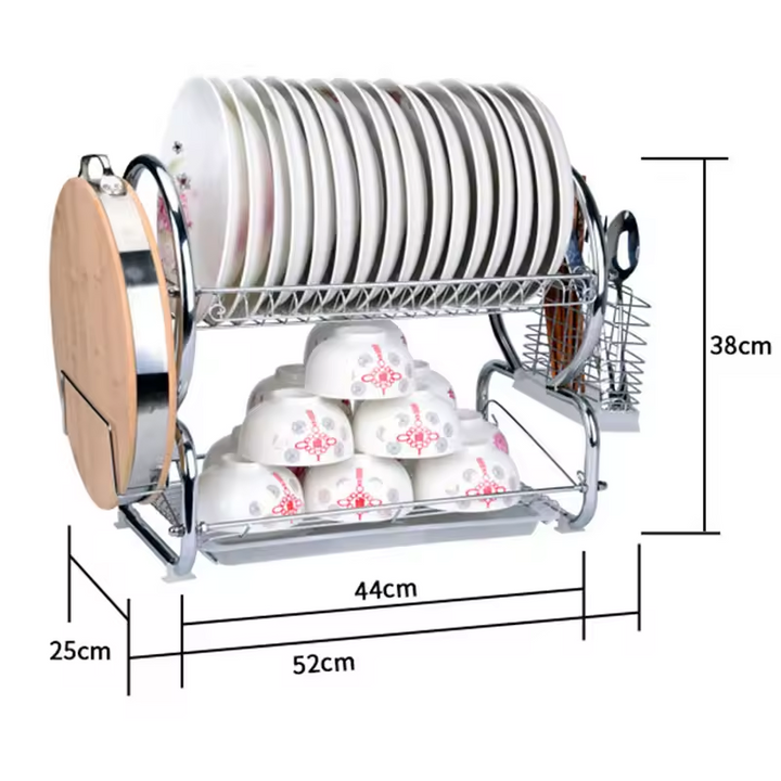 2 Layered Coated Dishracks