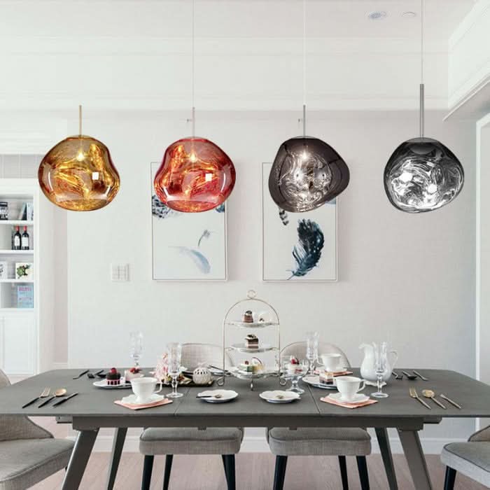 Dynamic Acrylic LED Ceiling Lamp with Mirror Finish