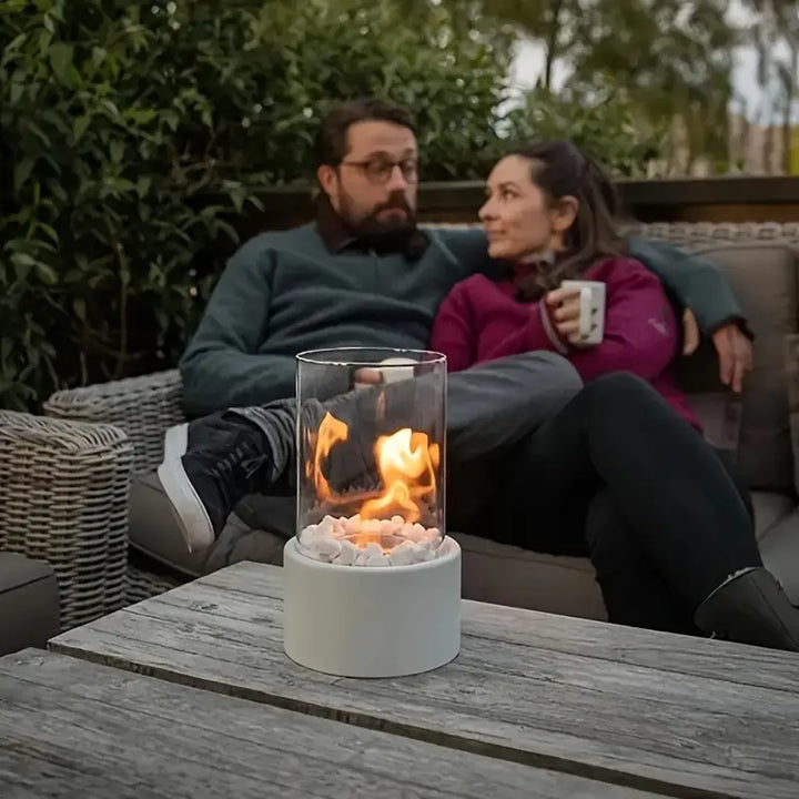 Portable fire bowl for a cozy atmosphere | Elegant &amp; modern table fire bowl - Shakti