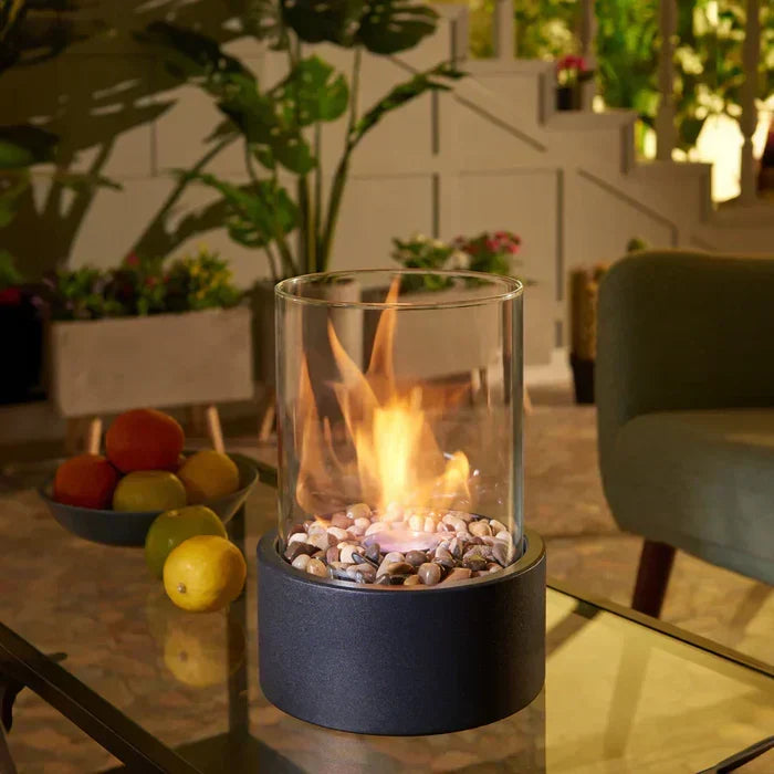 Trendy &amp; Portable Table Fire Lantern - GlowLuxe