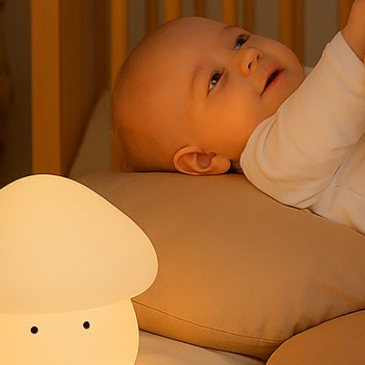 Paddie Mushroom Night Light – Soft Silicone Lamp for Kids