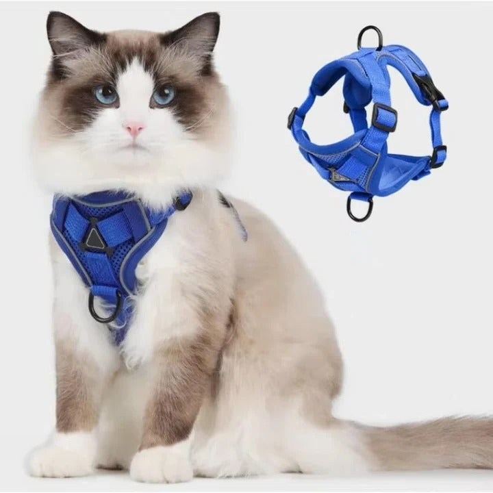 Reflective Cat Harness and Leash Set
