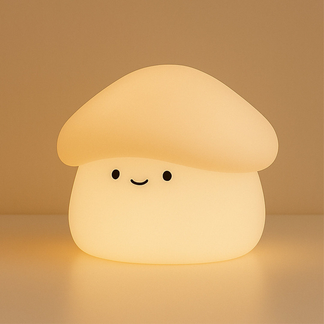 Paddie Mushroom Night Light – Soft Silicone Lamp for Kids