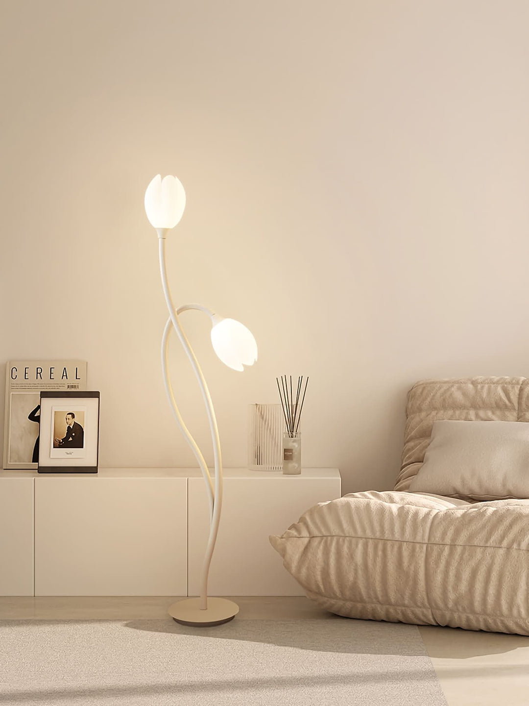 Modern Flower Floor Lamp with G9 Socket