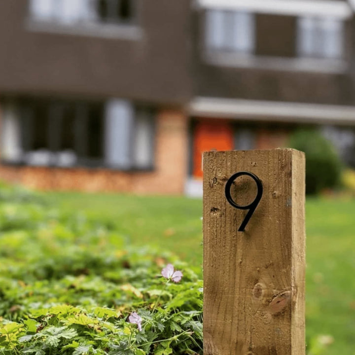 Black house numbers