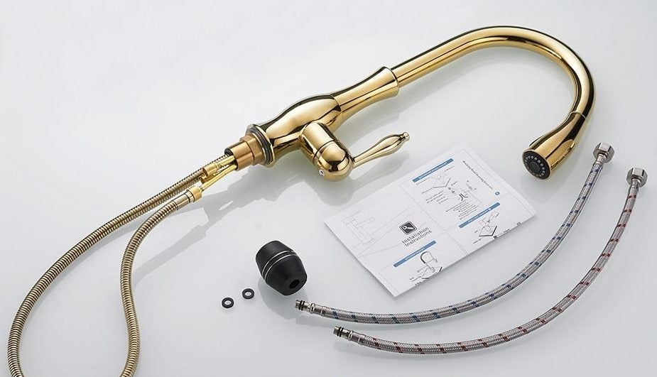 Anton - Retractable kitchen faucet