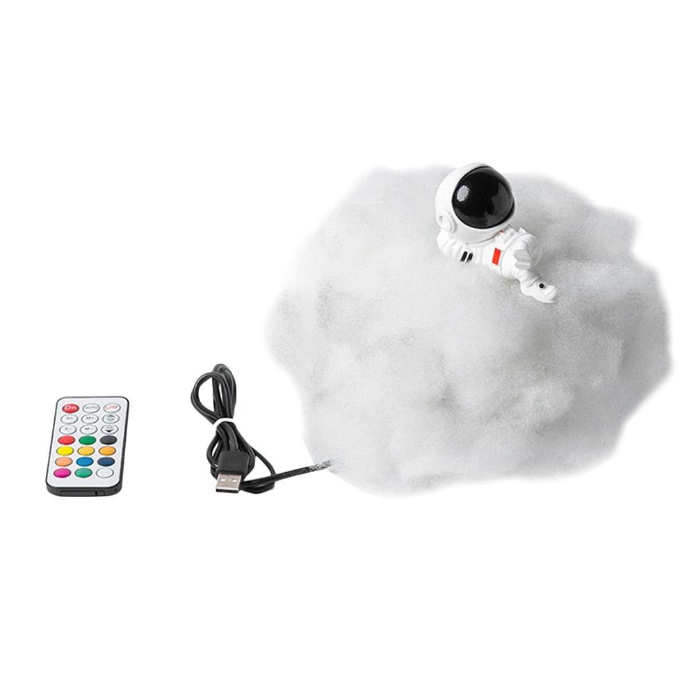 Astronaut colorful Clouds Night Light
