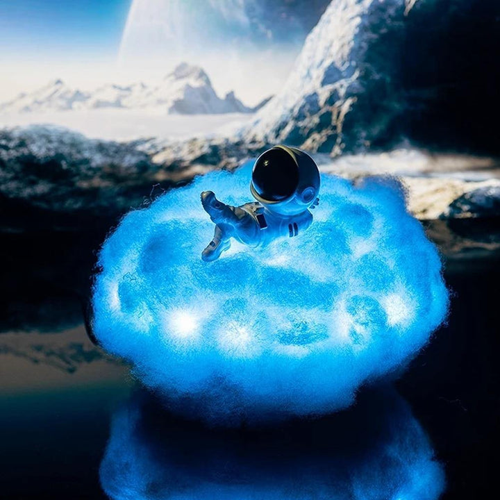 Astronaut colorful Clouds Night Light