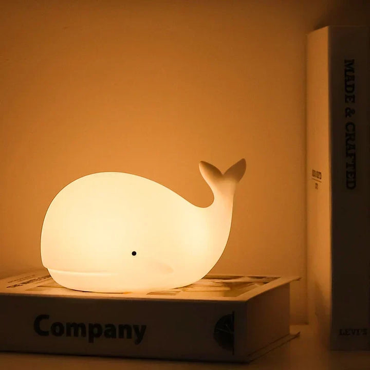 Enchanting Whale Night Light with color Effects