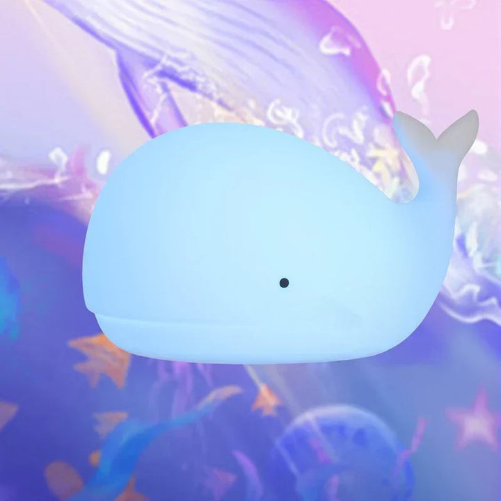 Enchanting Whale Night Light with color Effects