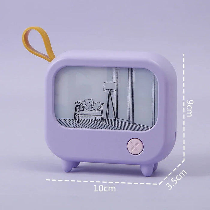 Mini TV Painting LED Night Light