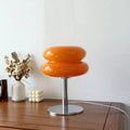 Retro Macaron Table Lamp made of colored glass