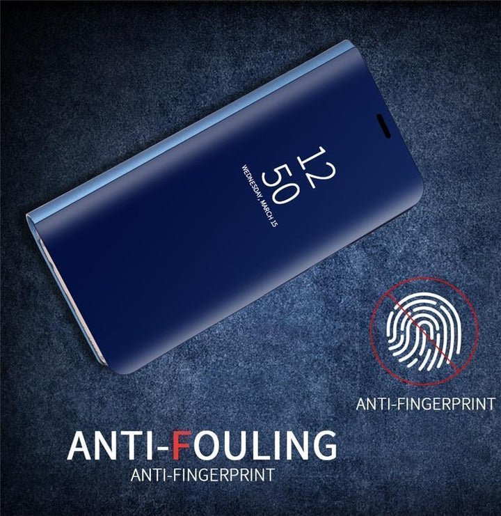 3 in 1 Mirror Flip Case for Samsung Phones