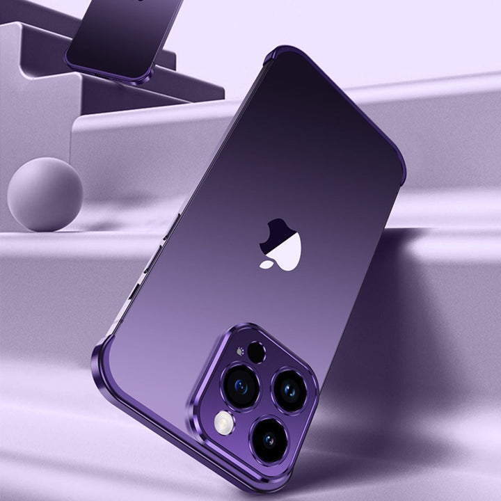 Phone Case Minimalist Slim Protective Metal Cover
