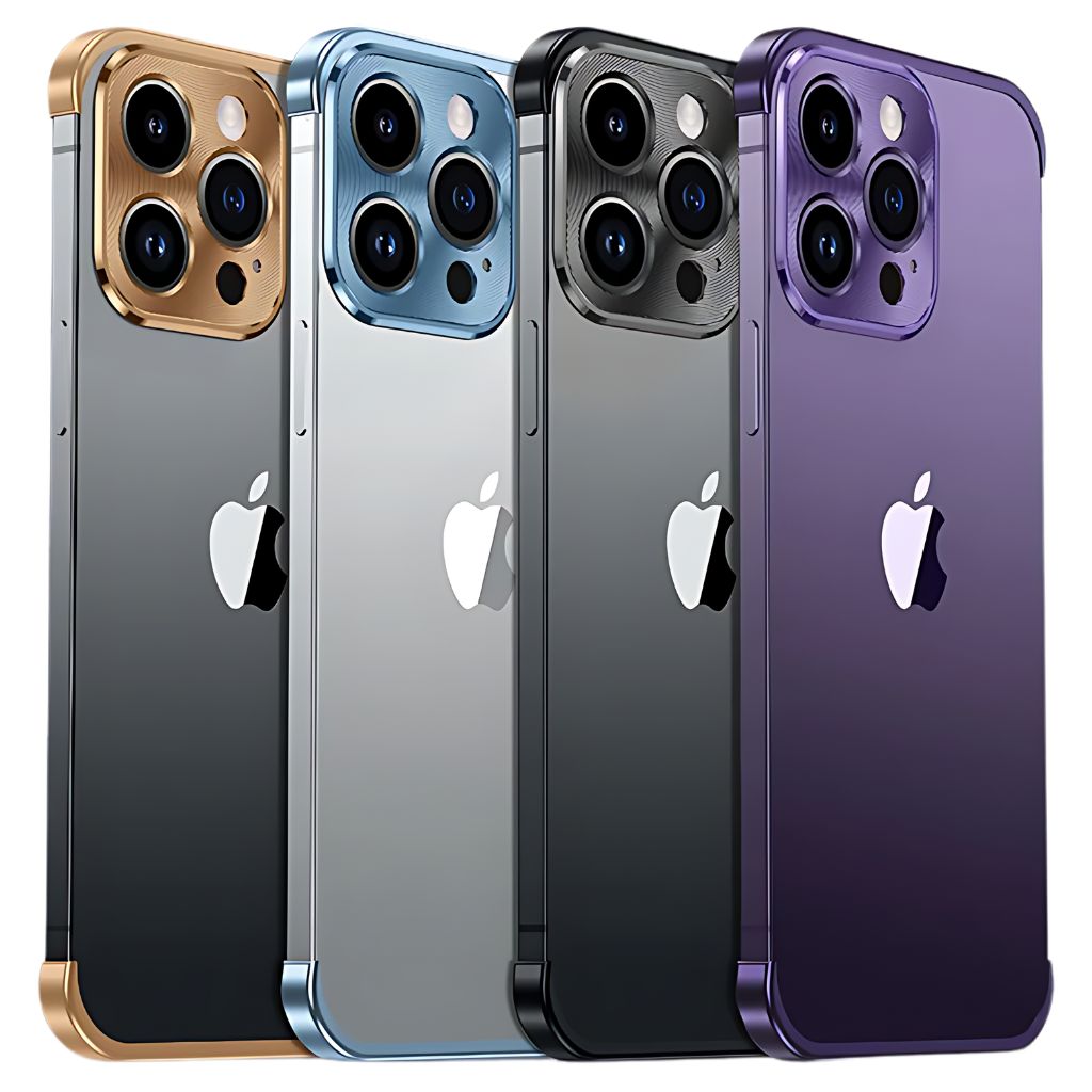 Phone Case Minimalist Slim Protective Metal Cover