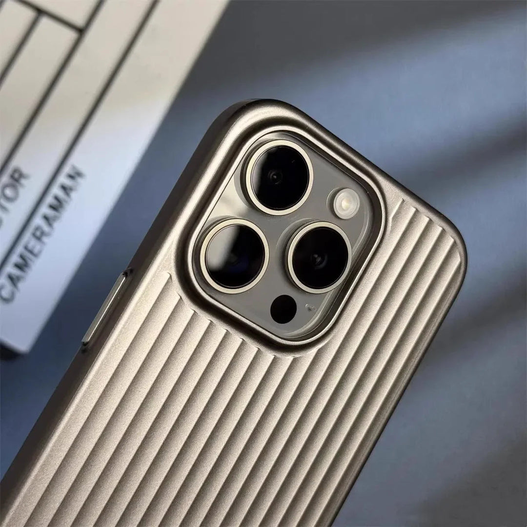 Phone Case Slim Shockproof Ribbed Matte