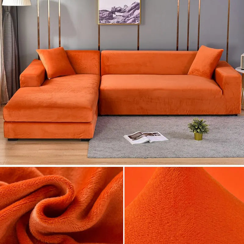 Sofa Cover Velvet Stretch Washable Protector