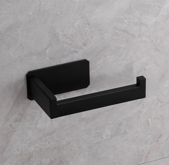 Stainless steel toilet paper holder (no drilling)