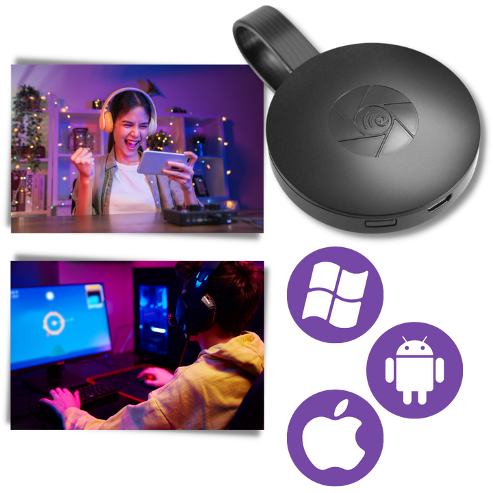TV Dongle for Smart TV Conversion – HDMI Stick for Phone Mirroring &amp; Streaming