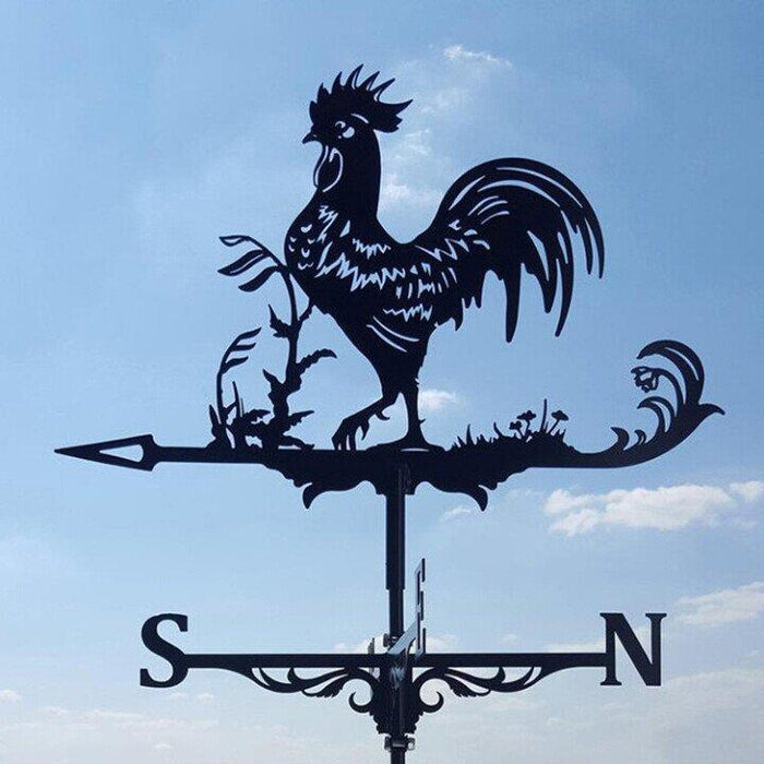 Weather vane - Windy - Retro witch shape - Unique design