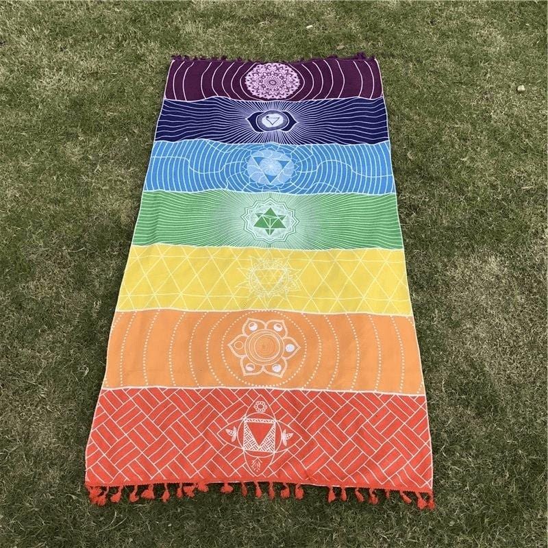 7 Chakra Rainbow Yoga Mat