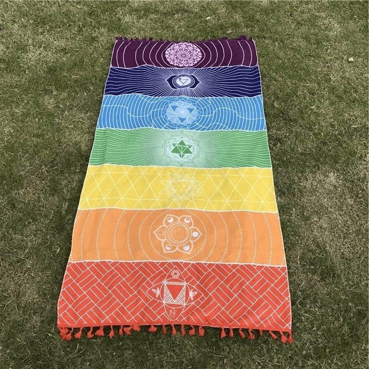 7 Chakra Rainbow Yoga Mat